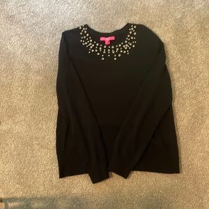 black lily pulitzer sweater